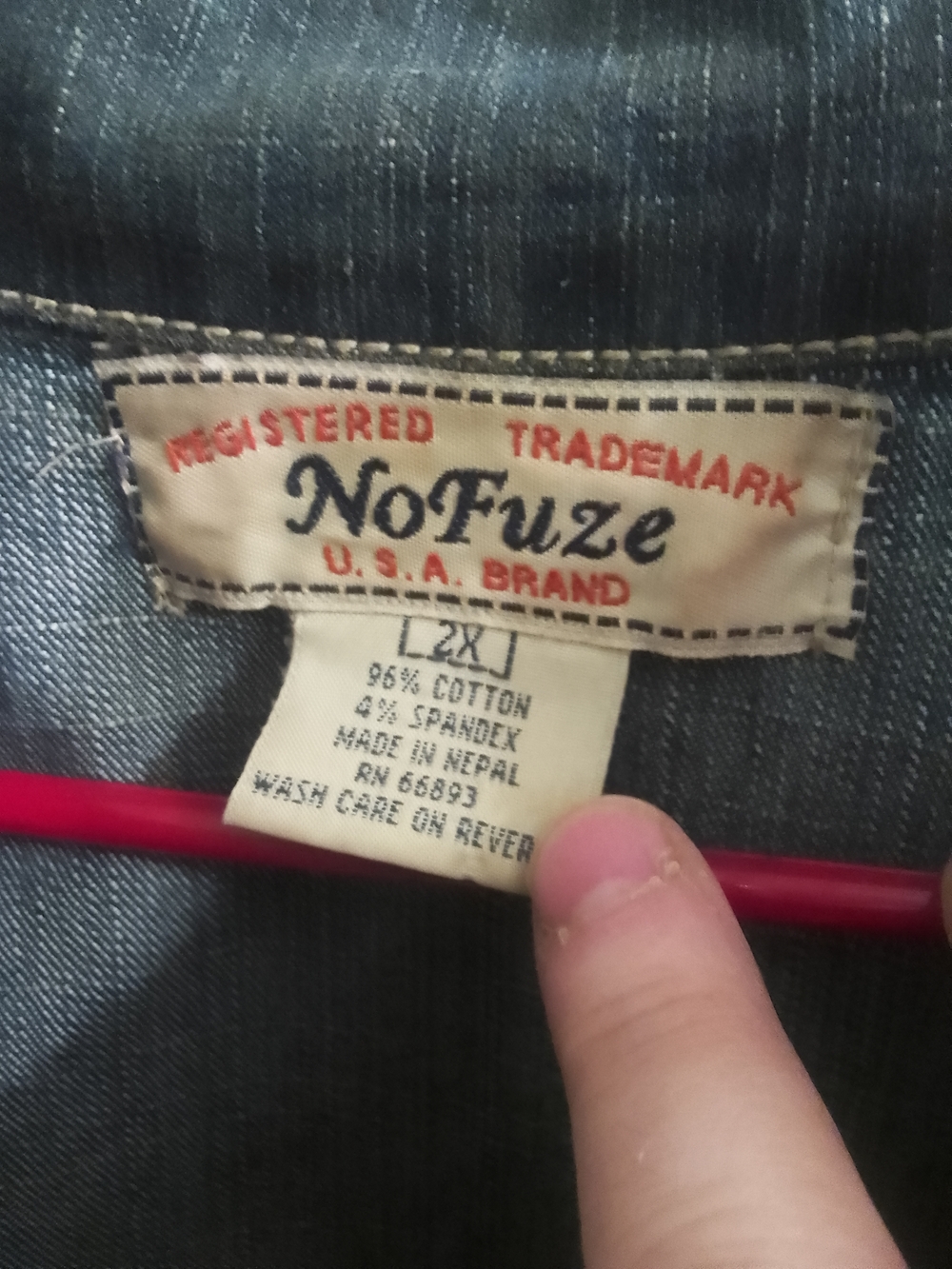 Women's Y2K Dark Blue Cropped Denim Jacket No Fuze U.S.A Brand - Picture 5 of 6